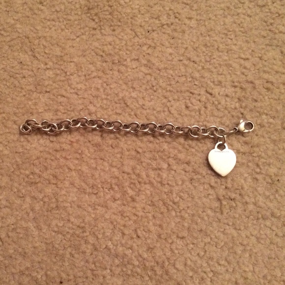 Authentic Tiffany heart bracelet