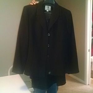 Black 2 pc suit