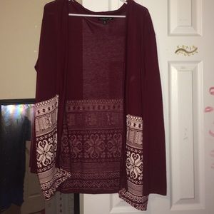 Marron swear cardigan