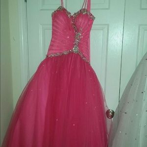 Beauty walk/prom dress for sale.