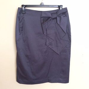 Gray Pencil Skirt