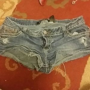 Distressed ZCO Jean Short Shorts