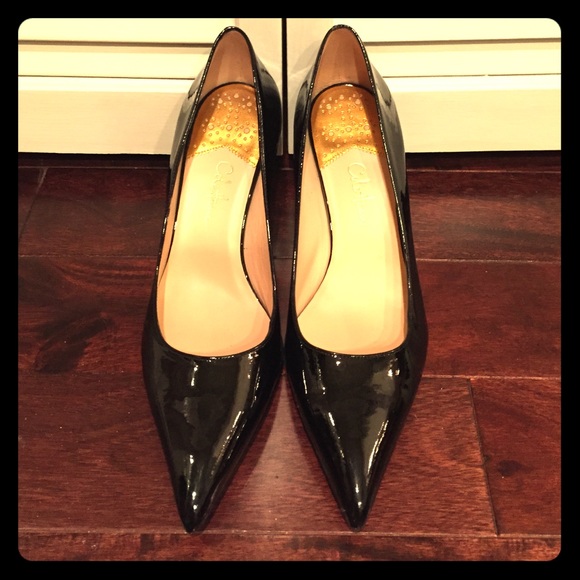 Cole Haan Shoes - Cole Haan Nike AIR black patent pumps