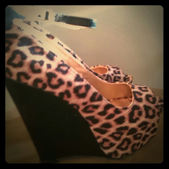 Cheetah print heels