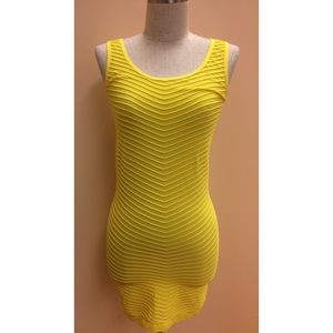 Yellow muscle dress