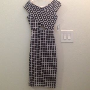 Black and white dress