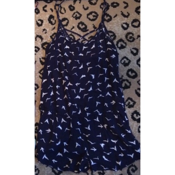 Navy blue romper!