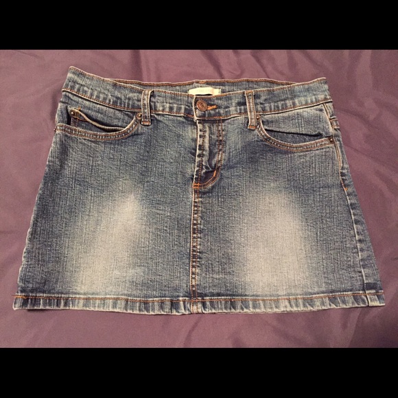 Jean Mini Skirt - Picture 1 of 2