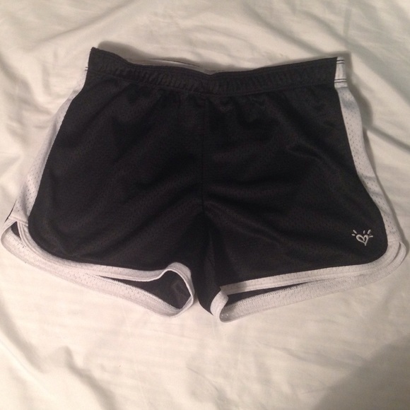 Black athletic shorts from justice