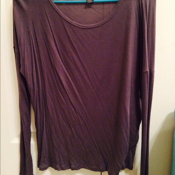 F21 dark grey crewneck
