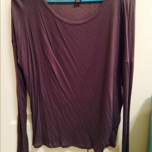 F21 dark grey crewneck