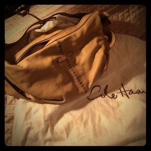 Cole Haan tan leather purse