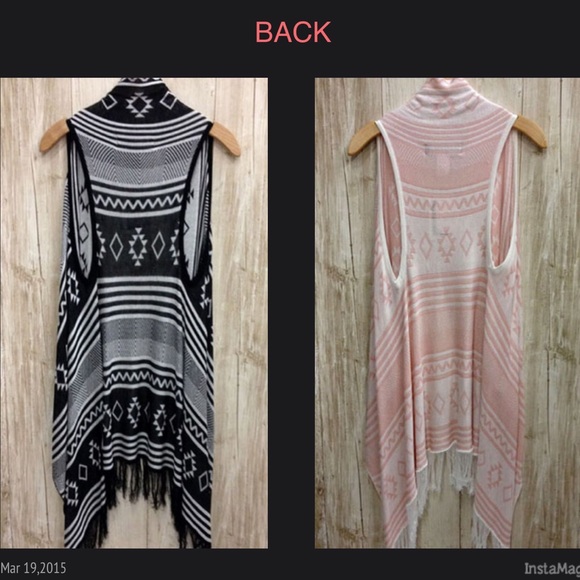 ADORABLE TRIBAL PRINT VESTS! - Picture 2 of 3