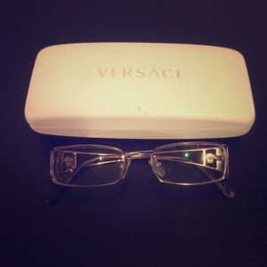 Authentic Versace frames and case