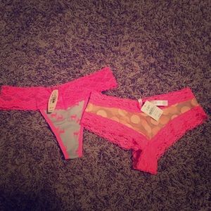 Two extra small panties! NWT!