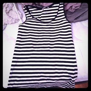 Black and white tank