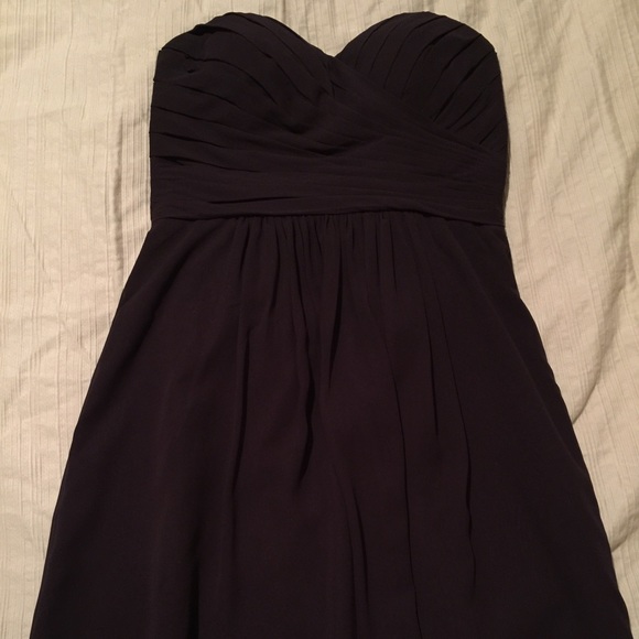 Bill Levkoff plum short bridesmd dress MAKE OFFER