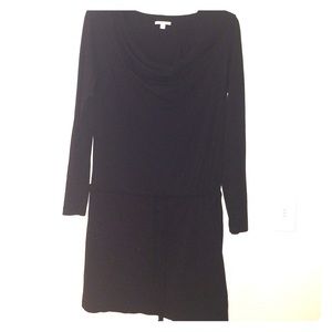 James Perse black long sleeve dress