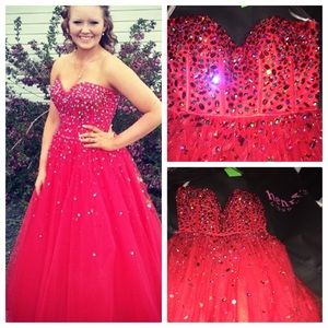 Henry's Red Prom Dress .