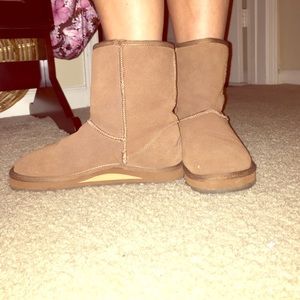 Chocolate rainbow boots