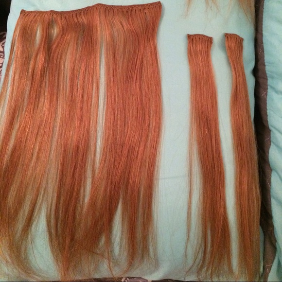 Strawberry Blonde 14" Human Hair Extensions