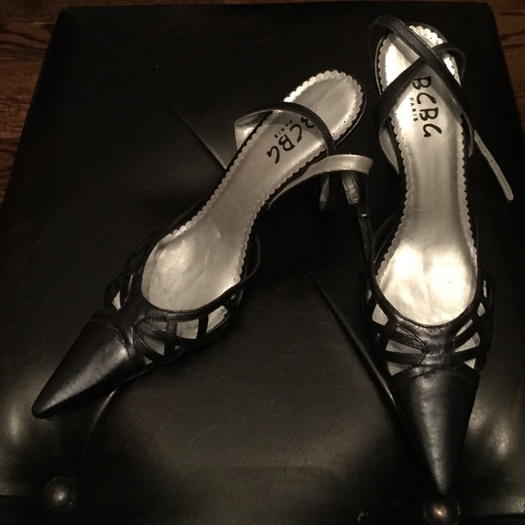 Dark grey BCBG heels