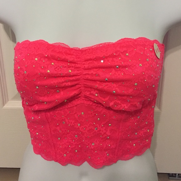 Vs pink bling bralette