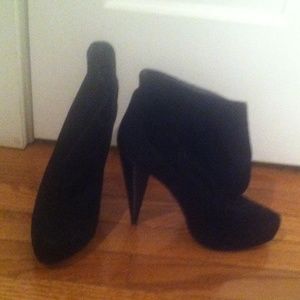 Bakers black high heel booties
