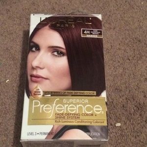 Dark Mahogany Brown hair dye!