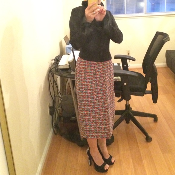 Escada tweed skirt
