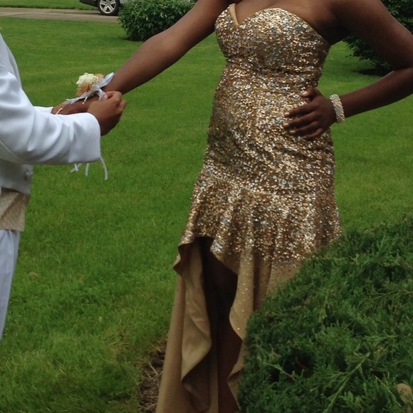 Mermaid prom dress, terani couture - Picture 2 of 3