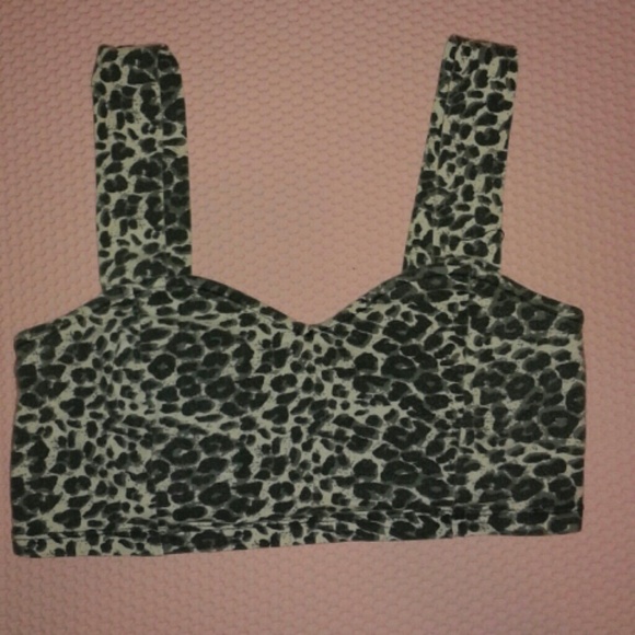 Cheetah print bando
