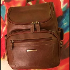 Genuine leather backpack