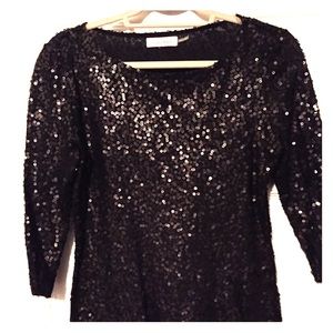 Calvin Klein size small sequin top