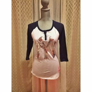 ** HOLD ** NY Yankees x VS Pink Baseball Tee