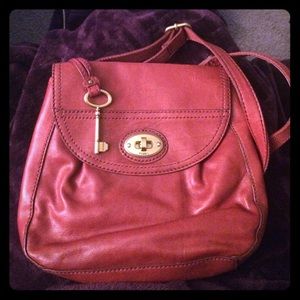 Fossil Carson Leather Crossbody Organizer