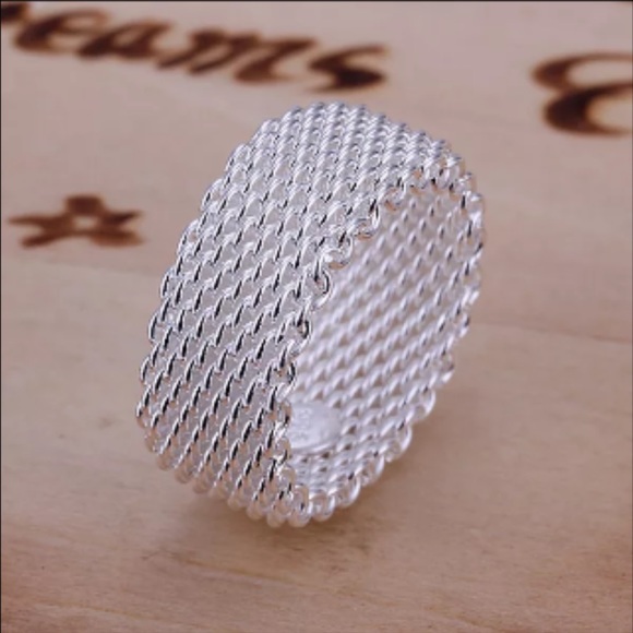 Jewelry - Sterling silver plated Ring(NWOT)size 6