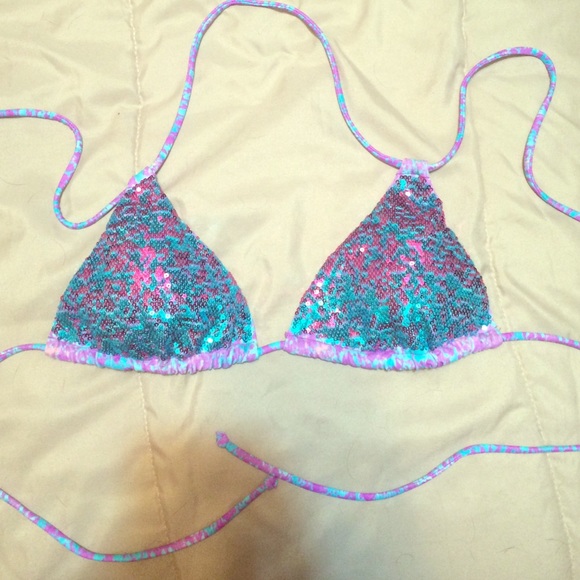 Victoria's Secret sequined bikini top