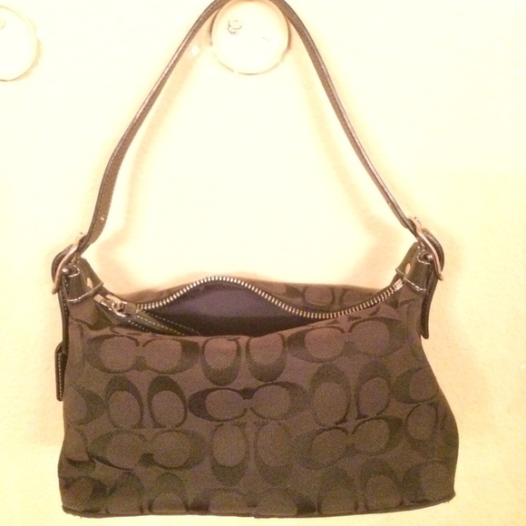 Coach Signature Purse - Picture 2 of 3