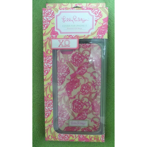 Sale! Chi Omega design Lily Pulitzer iPhone 5 case