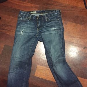 Skinny straight jeans