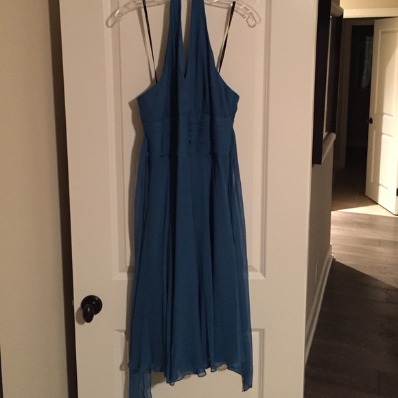 Elegant halter top cocktail dress