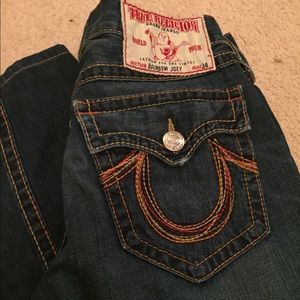 Authentic true religion men jeans