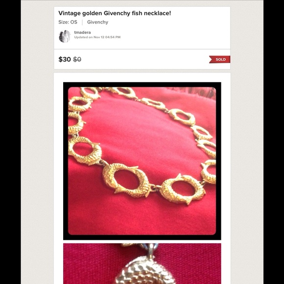 Givenchy necklace reserved