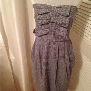 Forever21 tri-bow sleeveless dress