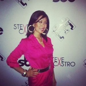 Bebe Hot Pink Romper