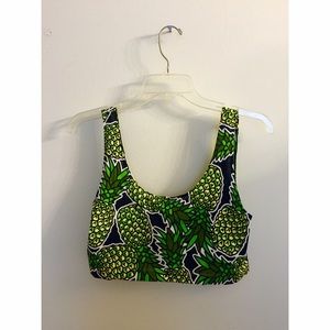 Pineapple Print Crop Top (never worn)