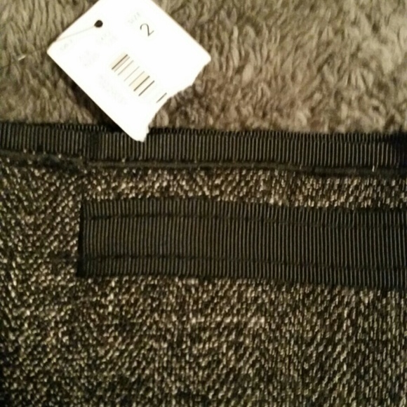 New Tweed black and tan pencil skirt