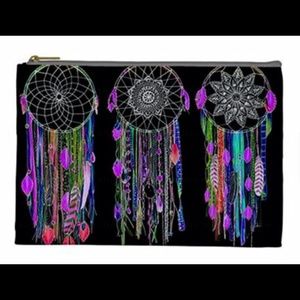 NWT Black Dream Catcher Zippered Pouch Bag