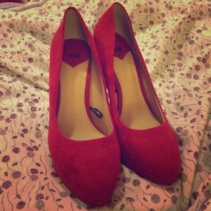 H&M Red High Heels